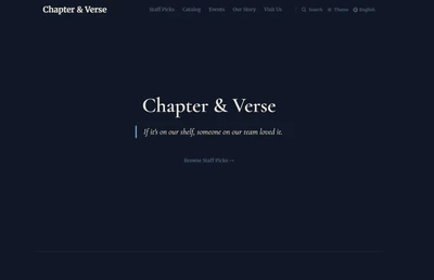 Chapter & Verse