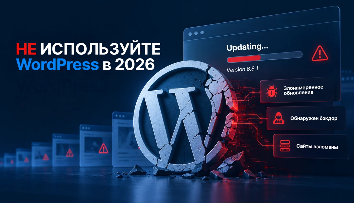 Почему НЕ стоит использовать WordPress в 2026
